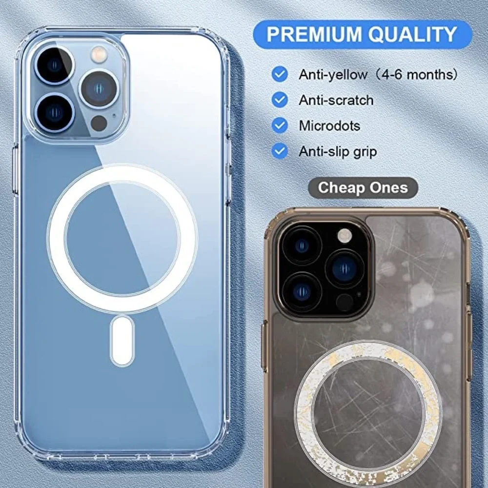 iPhone 14‎ Pro Max Clear Magnetic Case, MagSafe
